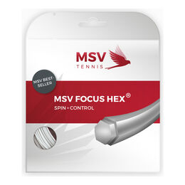 Cordages De Tennis MSV Focus-HEX 12m weiß